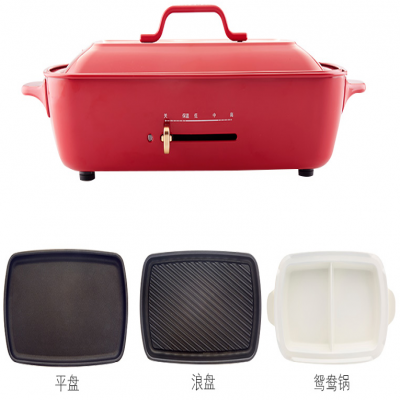 多样屋妙厨团圆铁板烧家庭装/标配版-红色