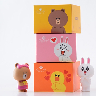 LINEFRIENDS纯棉棉柔巾/一次性洗脸巾