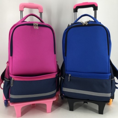 可脱卸拉杆儿童书包定制