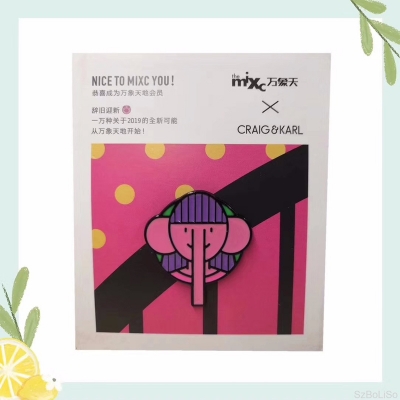 万象天地定制款胸针成功案例分享